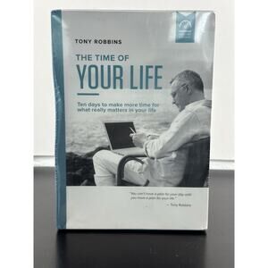 NEW SEALED Tony Robbins The Time of Your Life 16 Disc CD Box Set w/ Workbook